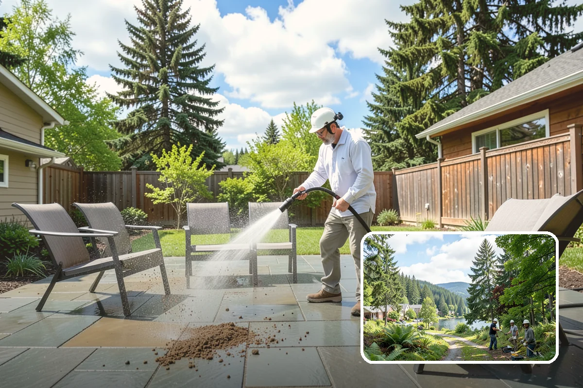 House Mildew Removal in Lake Forest Park, King County, WA - Kills mildew at the source, not just the surface