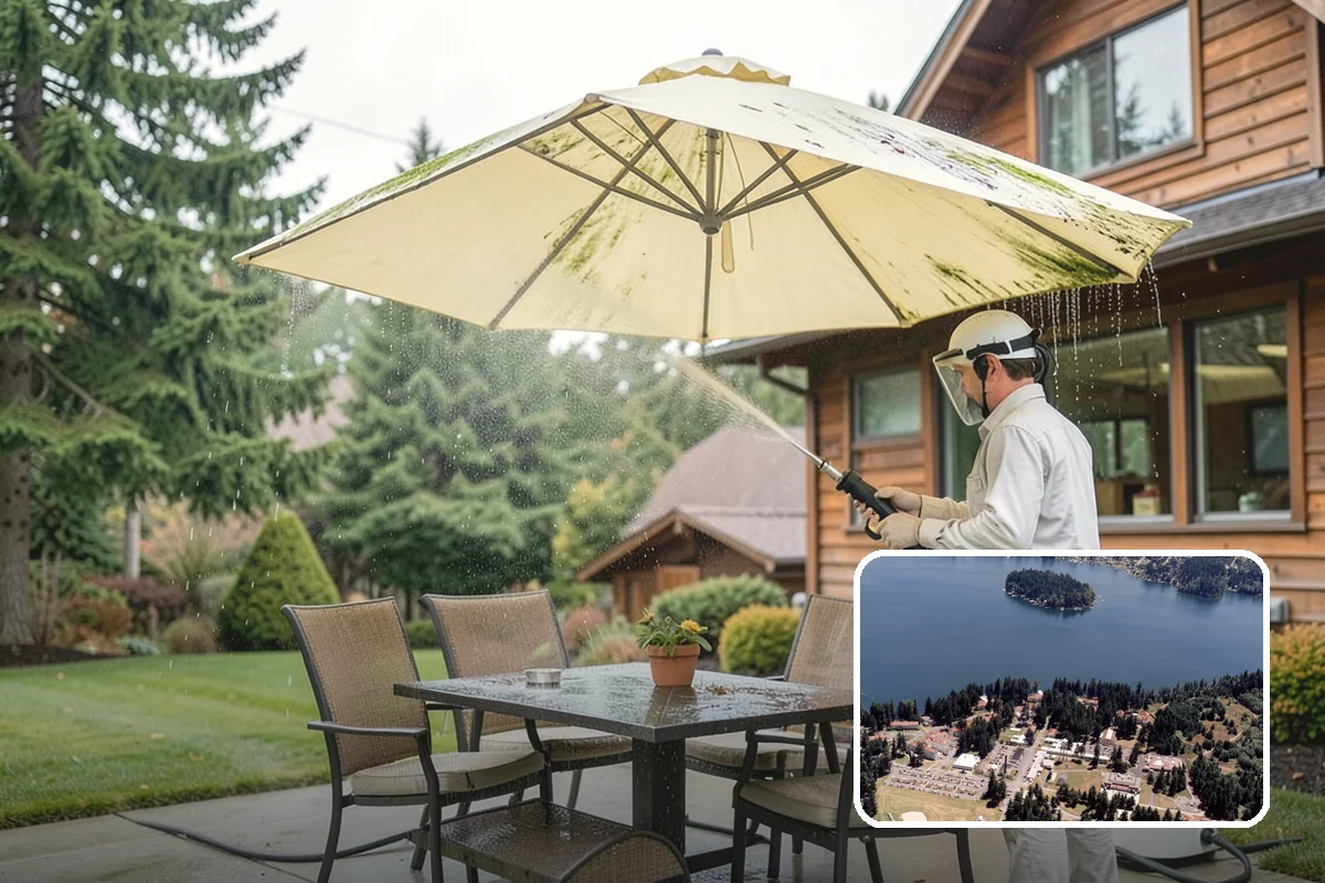 House Mildew Removal in Lakewood, Pierce County, WA - Kills mildew at the source, not just the surface
