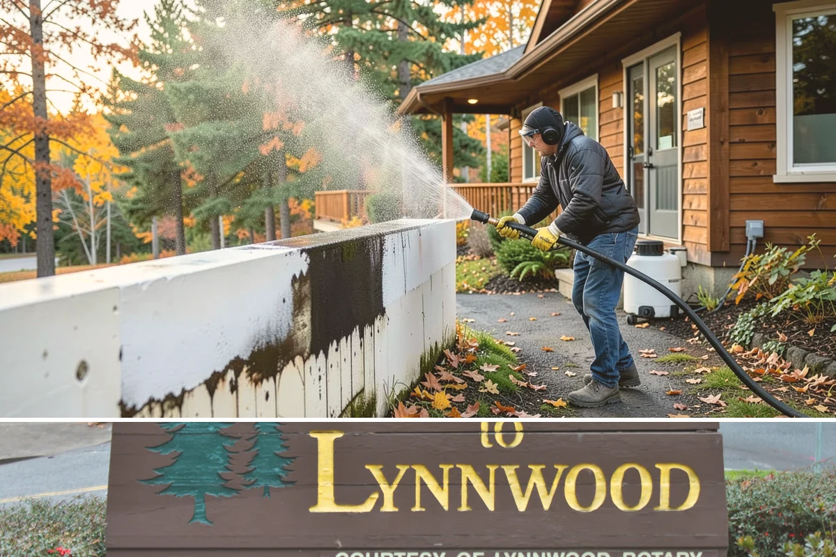 House Mildew Removal in Lynnwood, Snohomish County, WA - Treat during dry summer days so the solution can dwell and dry before renewed moisture feeds regrowth.