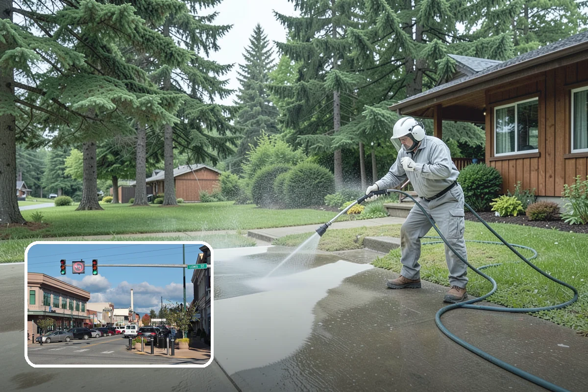 House Mildew Removal in Monroe, Snohomish County, WA - Kills mildew at the source, not just the surface