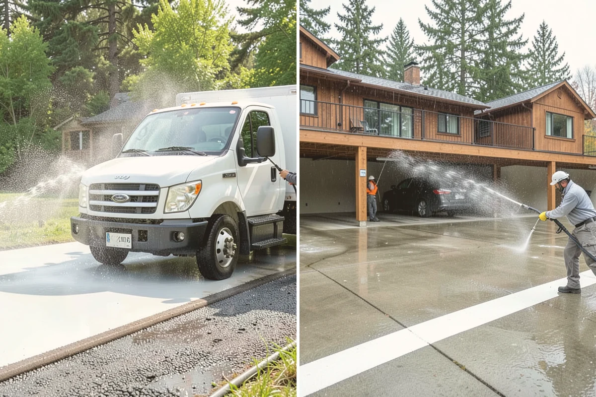 House Mildew Removal in Mount Vernon, Skagit County, WA - Locate the heaviest mildew on shaded elevations