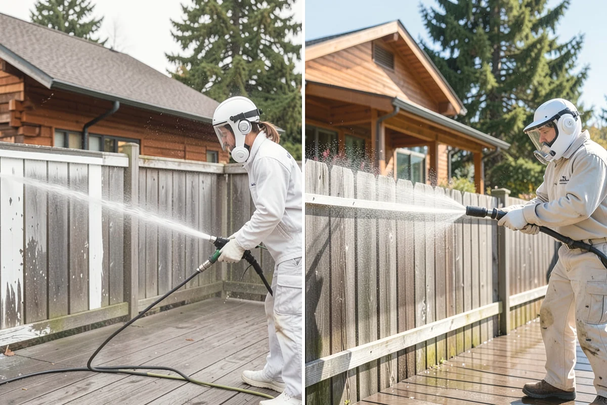 House Mildew Removal in Mountlake Terrace, Snohomish County, WA - Locate the heaviest mildew on shaded elevations