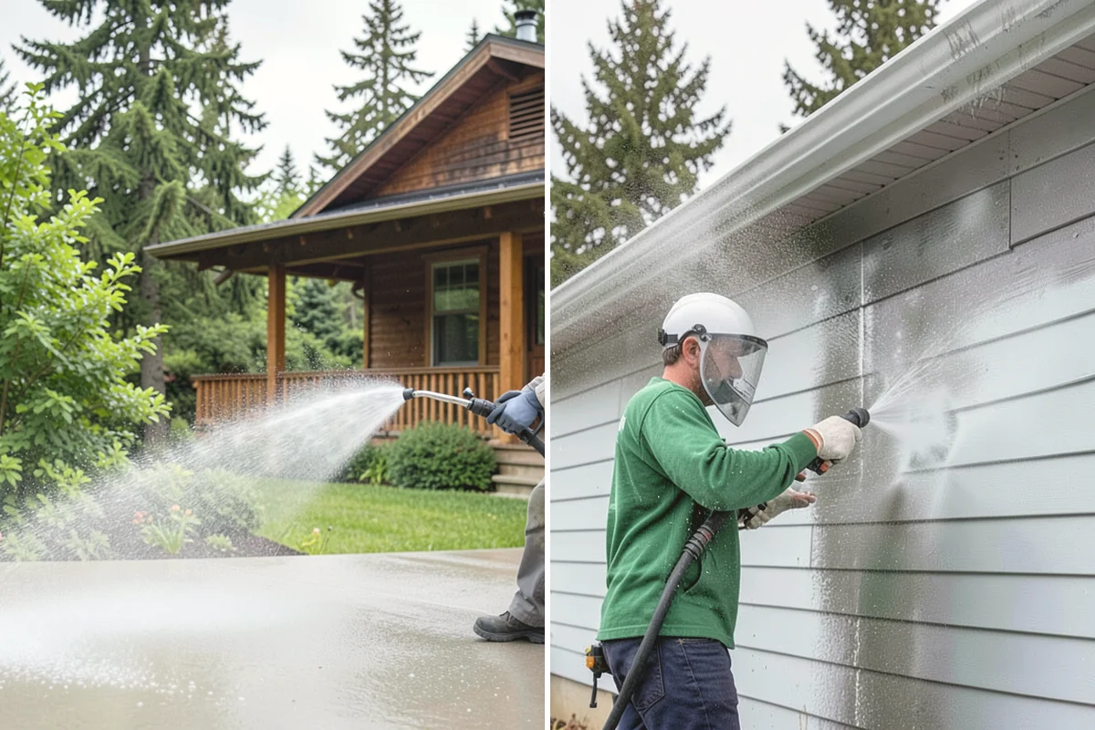 House Mildew Removal in Mukilteo, Snohomish County, WA - Locate the heaviest mildew on shaded elevations
