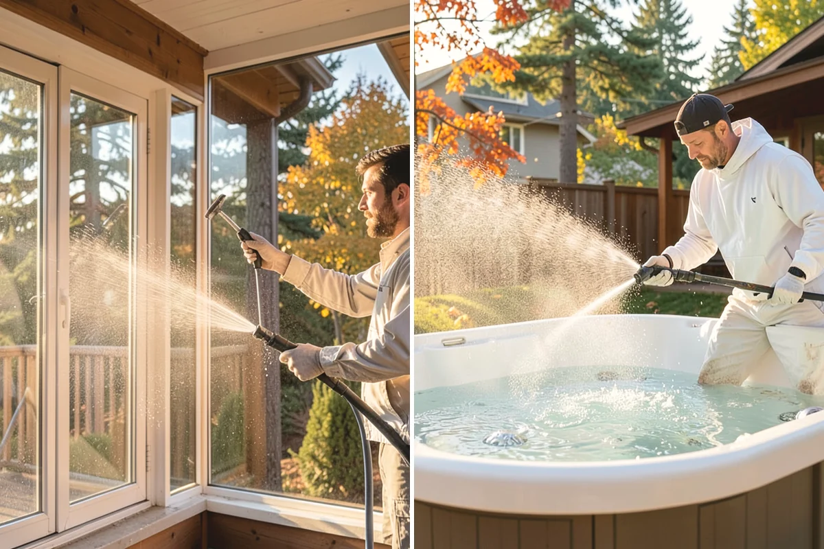 House Mildew Removal in Oak Harbor, Island County, WA - Locate the heaviest mildew on shaded elevations