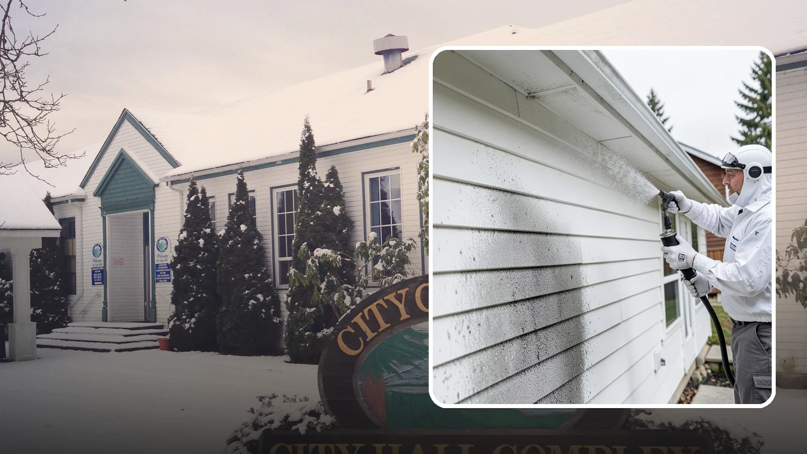 House Mildew Removal in Pacific, King County, WA - House mildew removal eliminates the fuzzy gray and black mildew that our humid, shaded climate spreads across siding and trim.