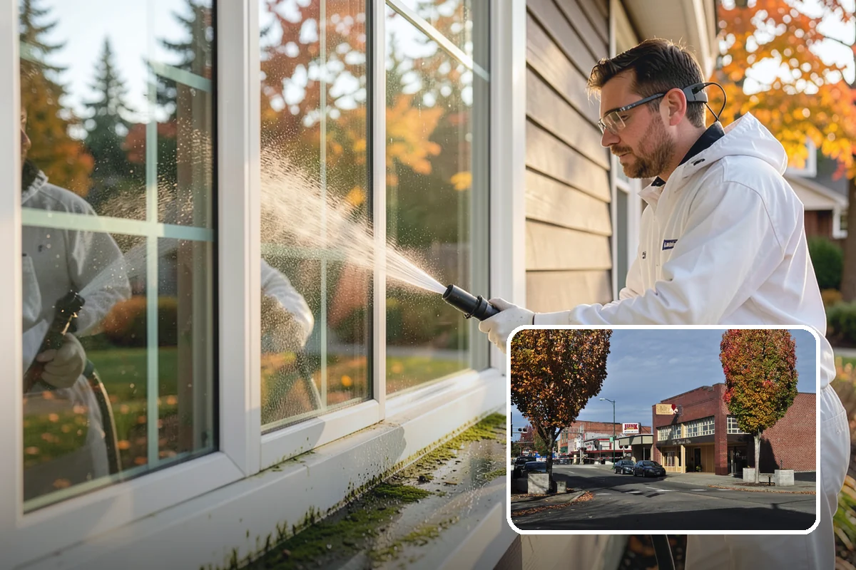House Mildew Removal in Puyallup, Pierce County, WA - Kills mildew at the source, not just the surface