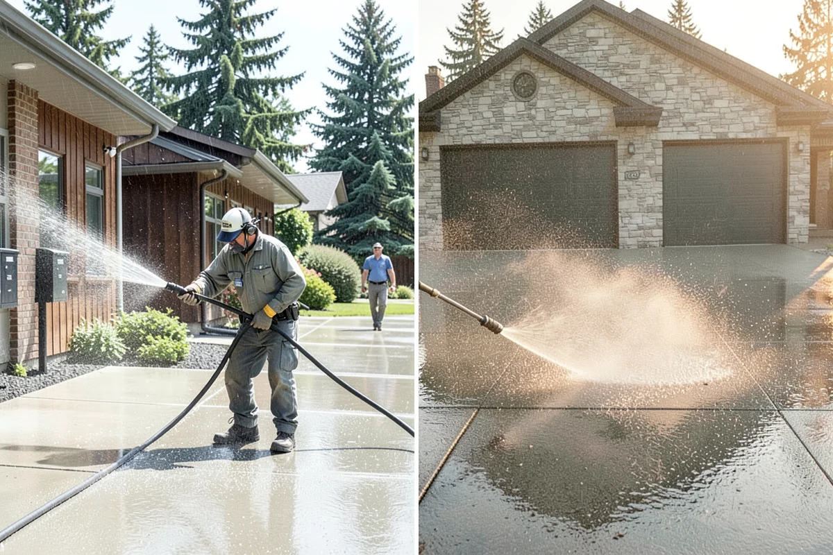 House Mildew Removal in Puyallup, Pierce County, WA - Locate the heaviest mildew on shaded elevations
