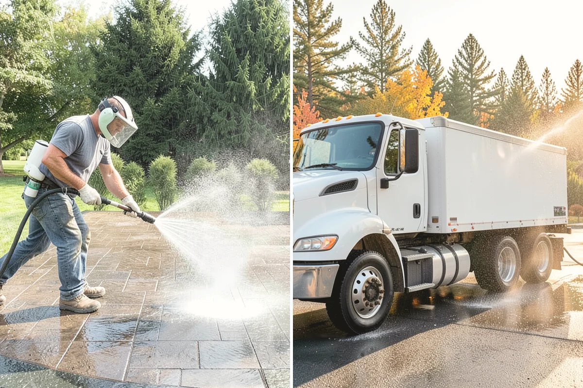 House Mildew Removal in Ruston, Pierce County, WA - Locate the heaviest mildew on shaded elevations