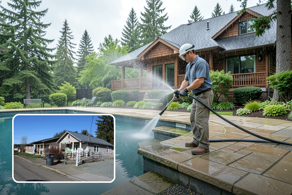 House Mildew Removal in South Prairie, Pierce County, WA - Kills mildew at the source, not just the surface