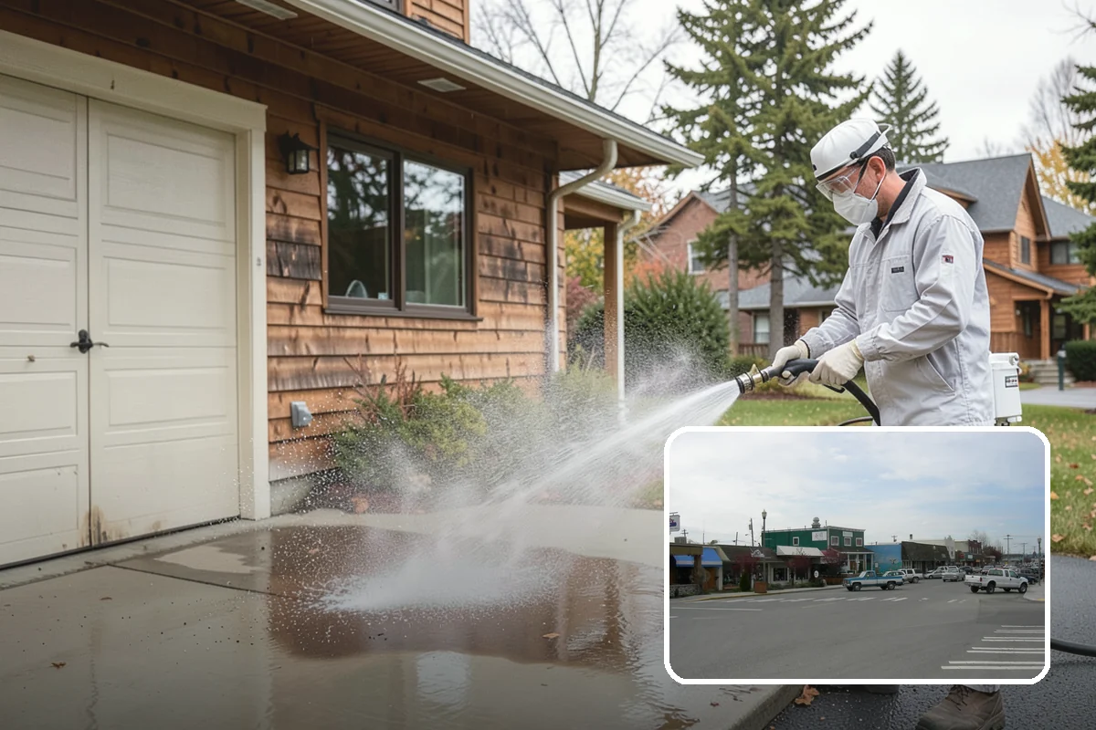 House Mildew Removal in Stanwood, Snohomish County, WA - Kills mildew at the source, not just the surface