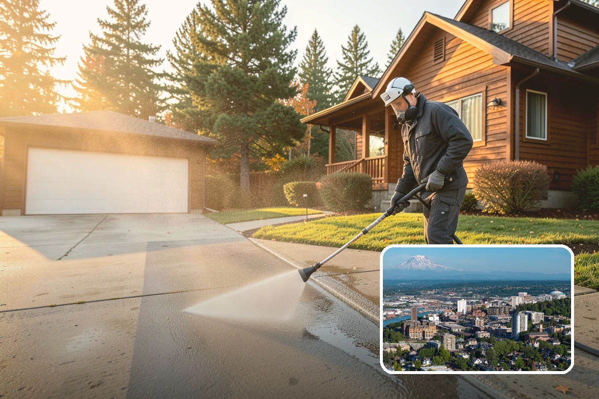 House Mildew Removal in Tacoma, Pierce County, WA - Kills mildew at the source, not just the surface
