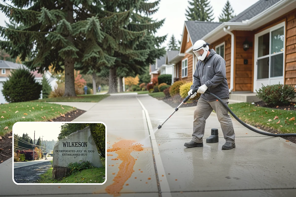 House Mildew Removal in Wilkeson, Pierce County, WA - Kills mildew at the source, not just the surface