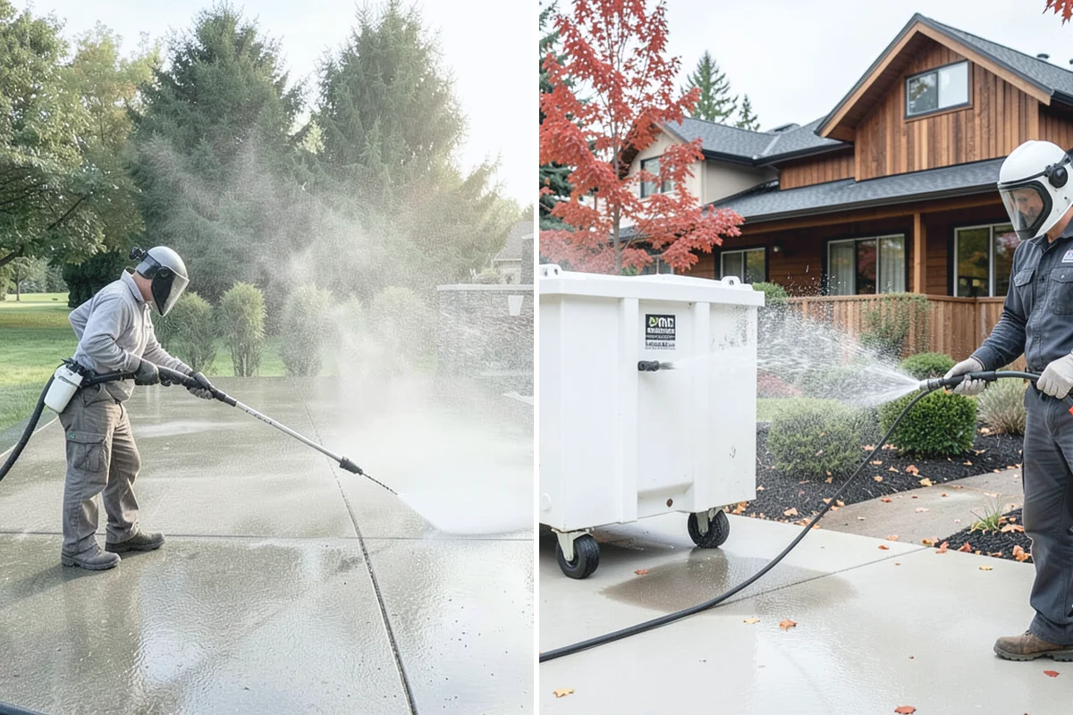 House Mildew Removal in Wilkeson, Pierce County, WA - Locate the heaviest mildew on shaded elevations
