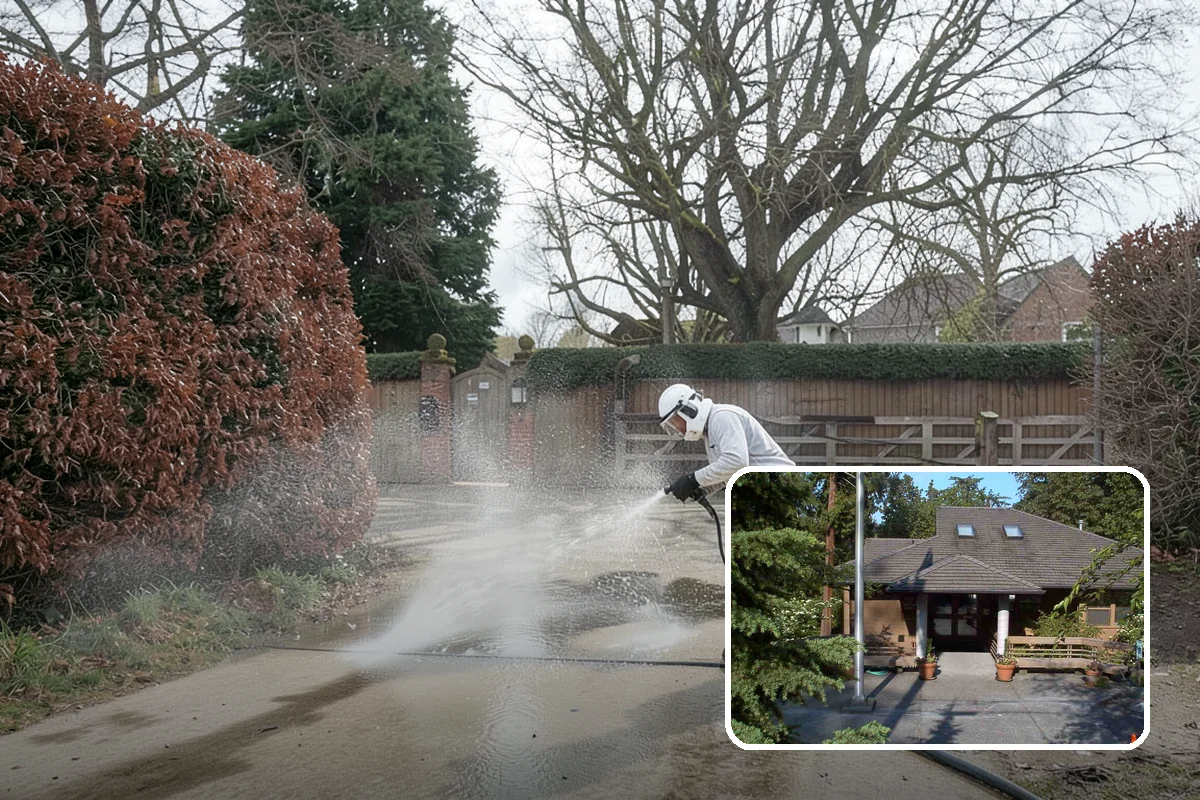 House Mildew Removal in Yarrow Point, King County, WA - Kills mildew at the source, not just the surface