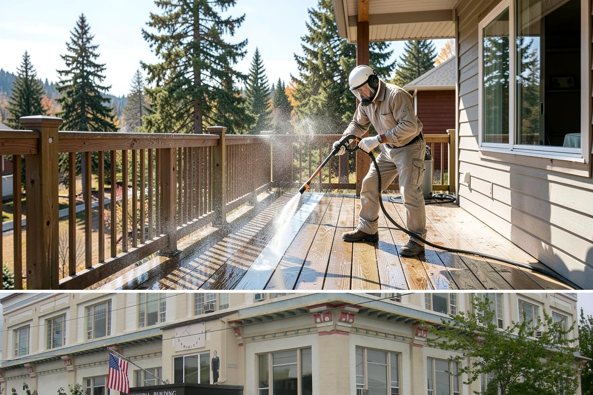 House Mold Removal in Anacortes, Skagit County, WA - Treat in the dry summer months so the solution can fully neutralize the mold before wet conditions return.