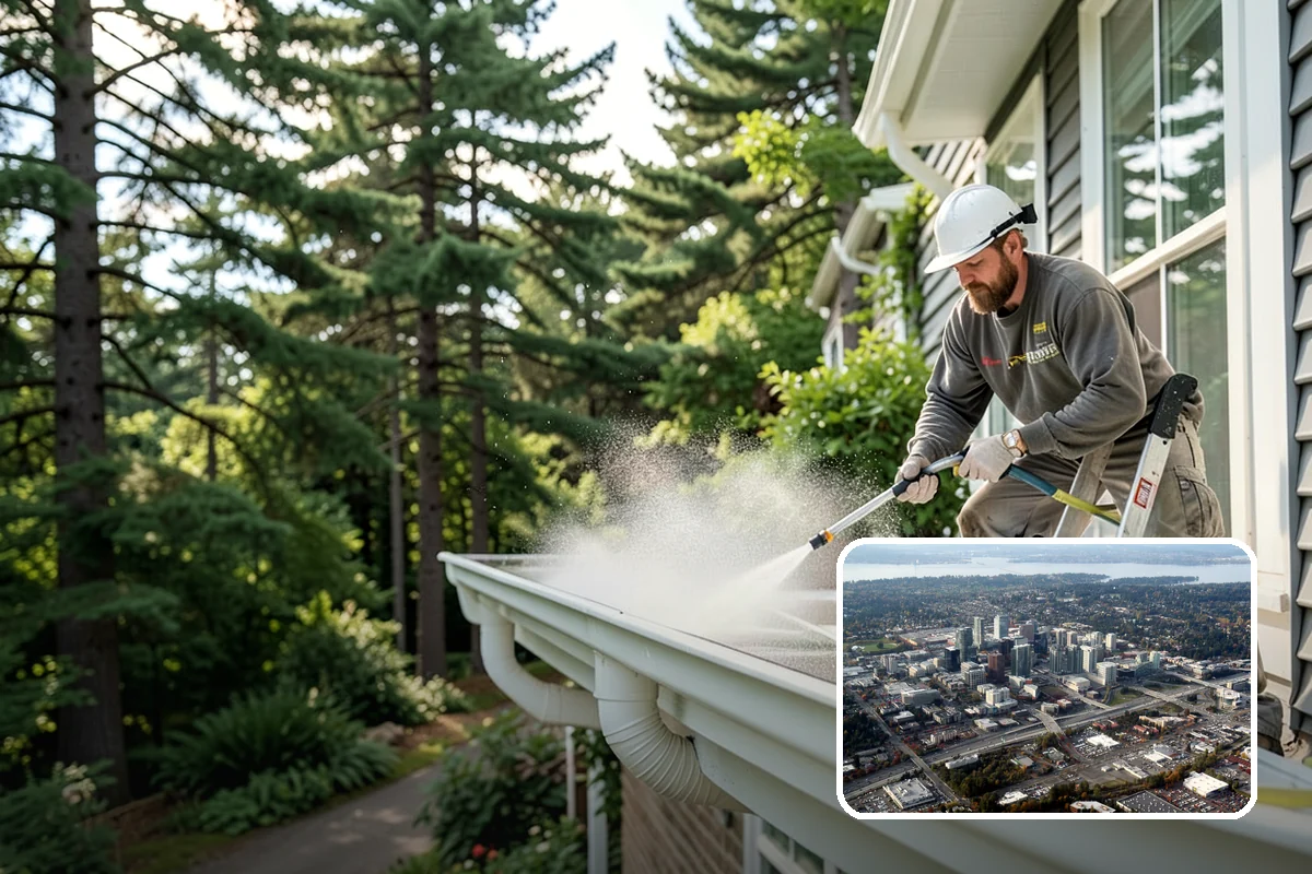 House Mold Removal in Bellevue, King County, WA - Kills embedded mold rather than spreading spores
