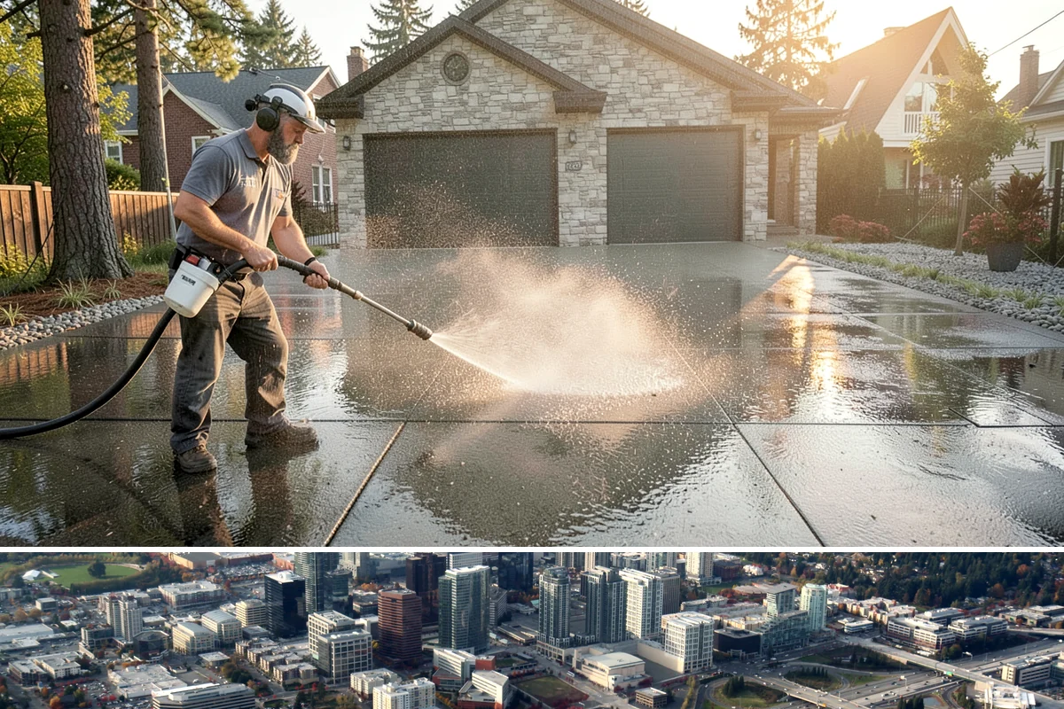 House Mold Removal in Bellevue, King County, WA - Treat in the dry summer months so the solution can fully neutralize the mold before wet conditions return.