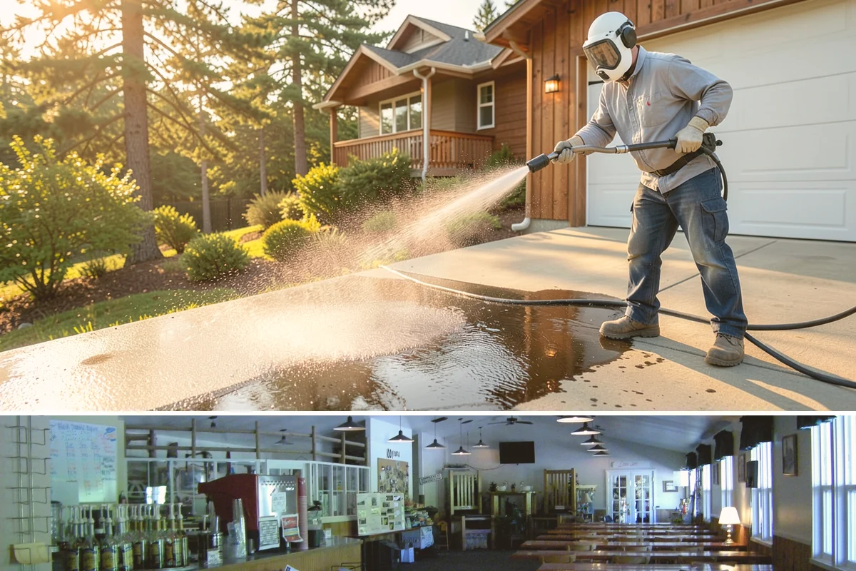 House Mold Removal in Black Diamond, King County, WA - Treat in the dry summer months so the solution can fully neutralize the mold before wet conditions return.