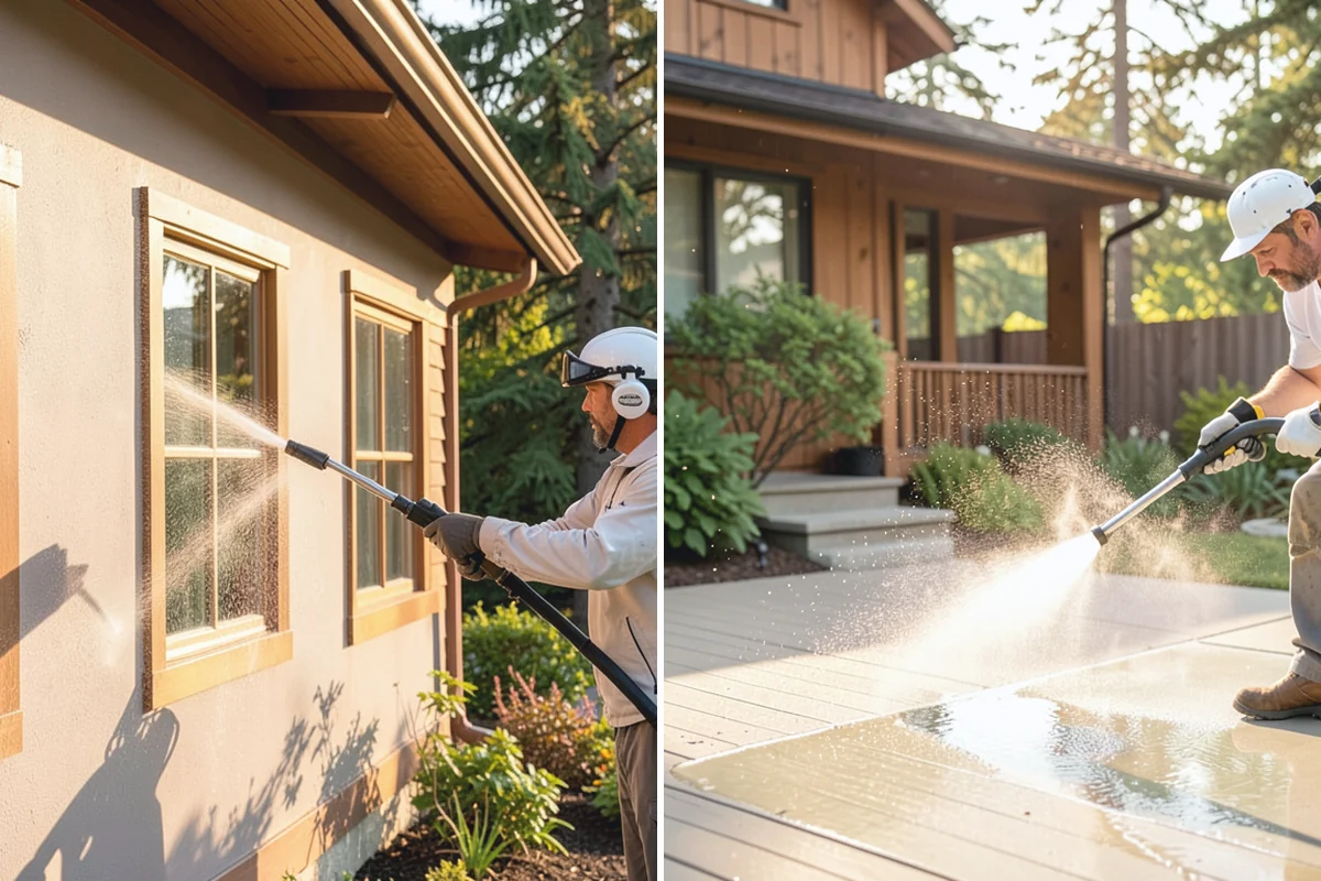 House Mold Removal in Bonney Lake, Pierce County, WA - Pinpoint the mold colonies on damp elevations