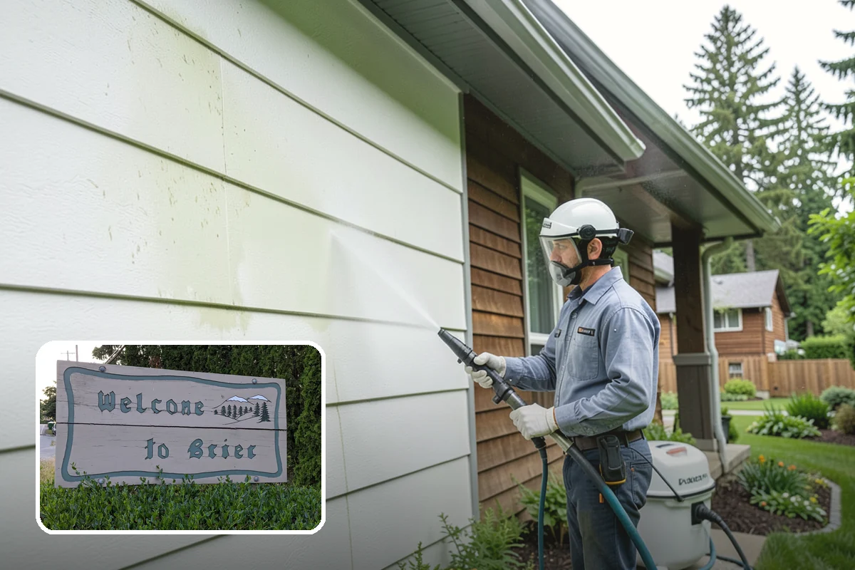 House Mold Removal in Brier, Snohomish County, WA - Kills embedded mold rather than spreading spores