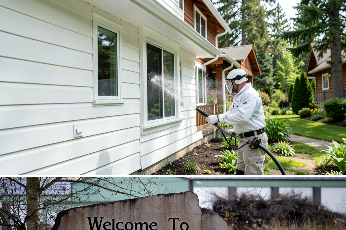 House Mold Removal in Buckley, Pierce County, WA - Treat in the dry summer months so the solution can fully neutralize the mold before wet conditions return.