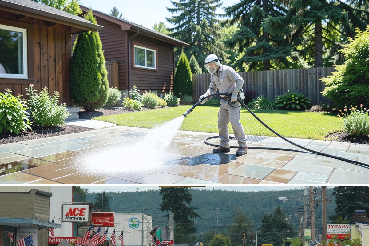 House Mold Removal in Carnation, King County, WA - Treat in the dry summer months so the solution can fully neutralize the mold before wet conditions return.