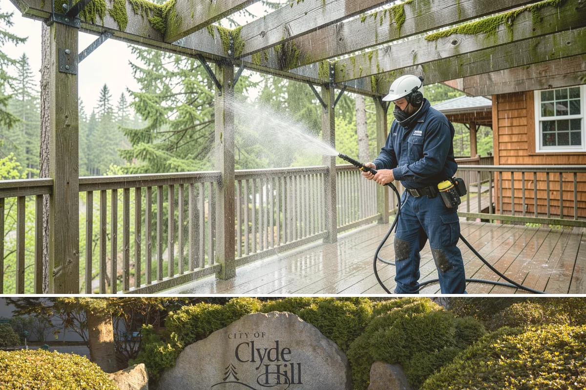 House Mold Removal in Clyde Hill, King County, WA - Treat in the dry summer months so the solution can fully neutralize the mold before wet conditions return.