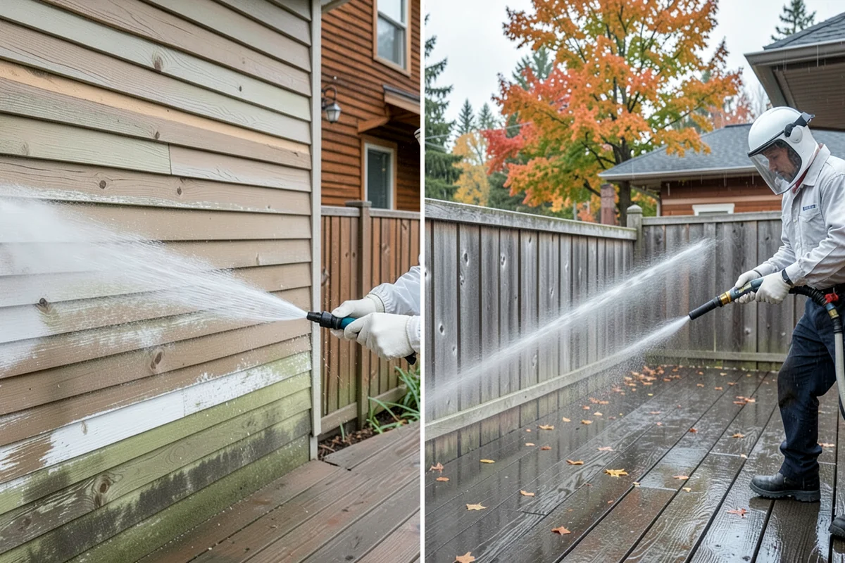 House Mold Removal in Enumclaw, King County, WA - Pinpoint the mold colonies on damp elevations