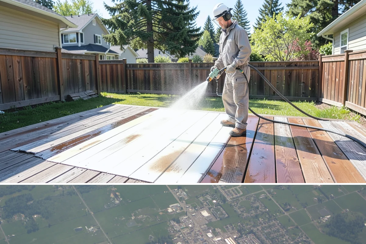 House Mold Removal in Enumclaw, King County, WA - Treat in the dry summer months so the solution can fully neutralize the mold before wet conditions return.