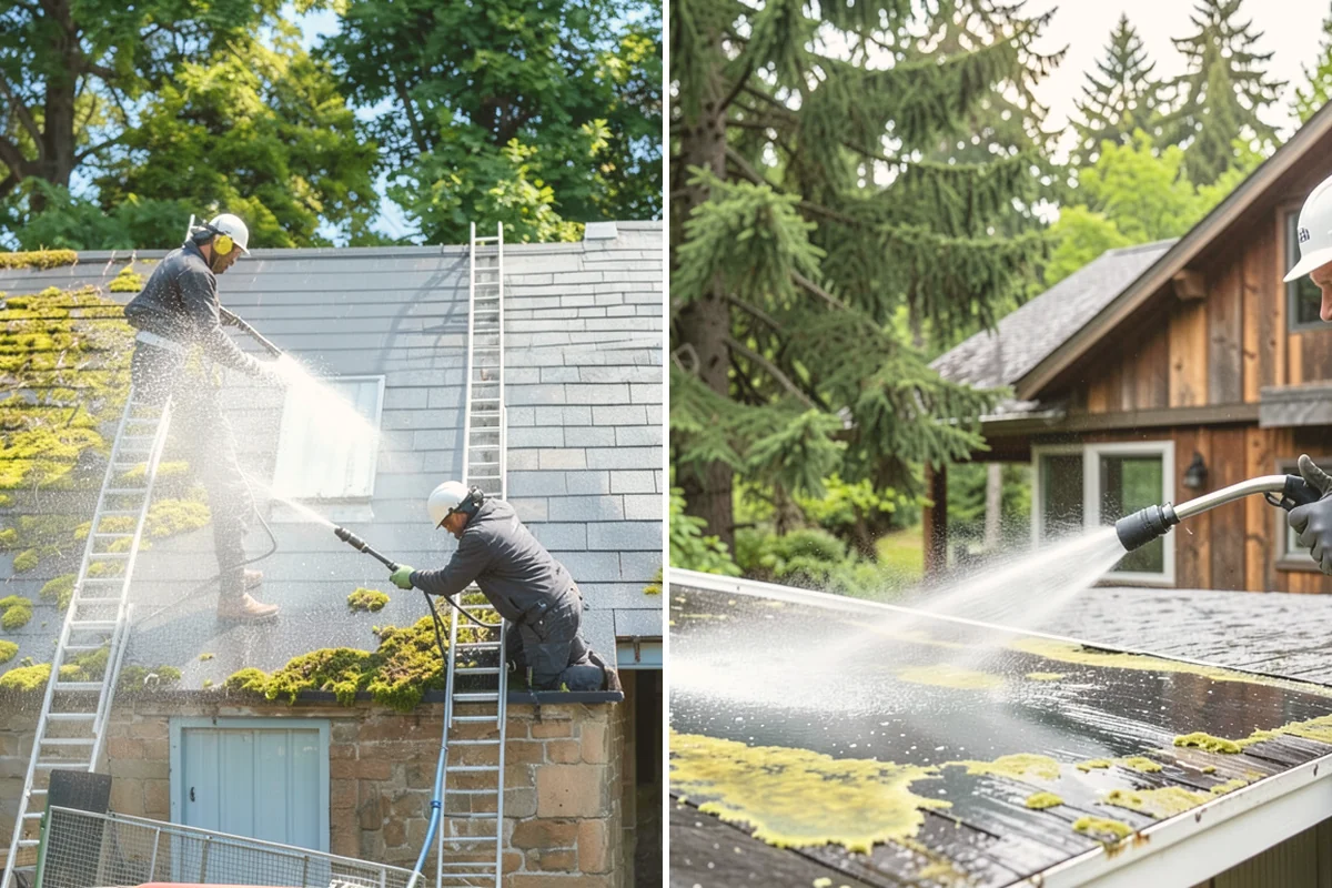 House Mold Removal in Lynnwood, Snohomish County, WA - Pinpoint the mold colonies on damp elevations