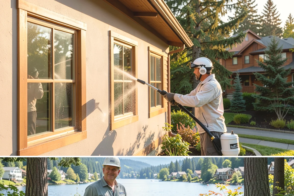 House Mold Removal in Milton, King County, WA - Treat in the dry summer months so the solution can fully neutralize the mold before wet conditions return.