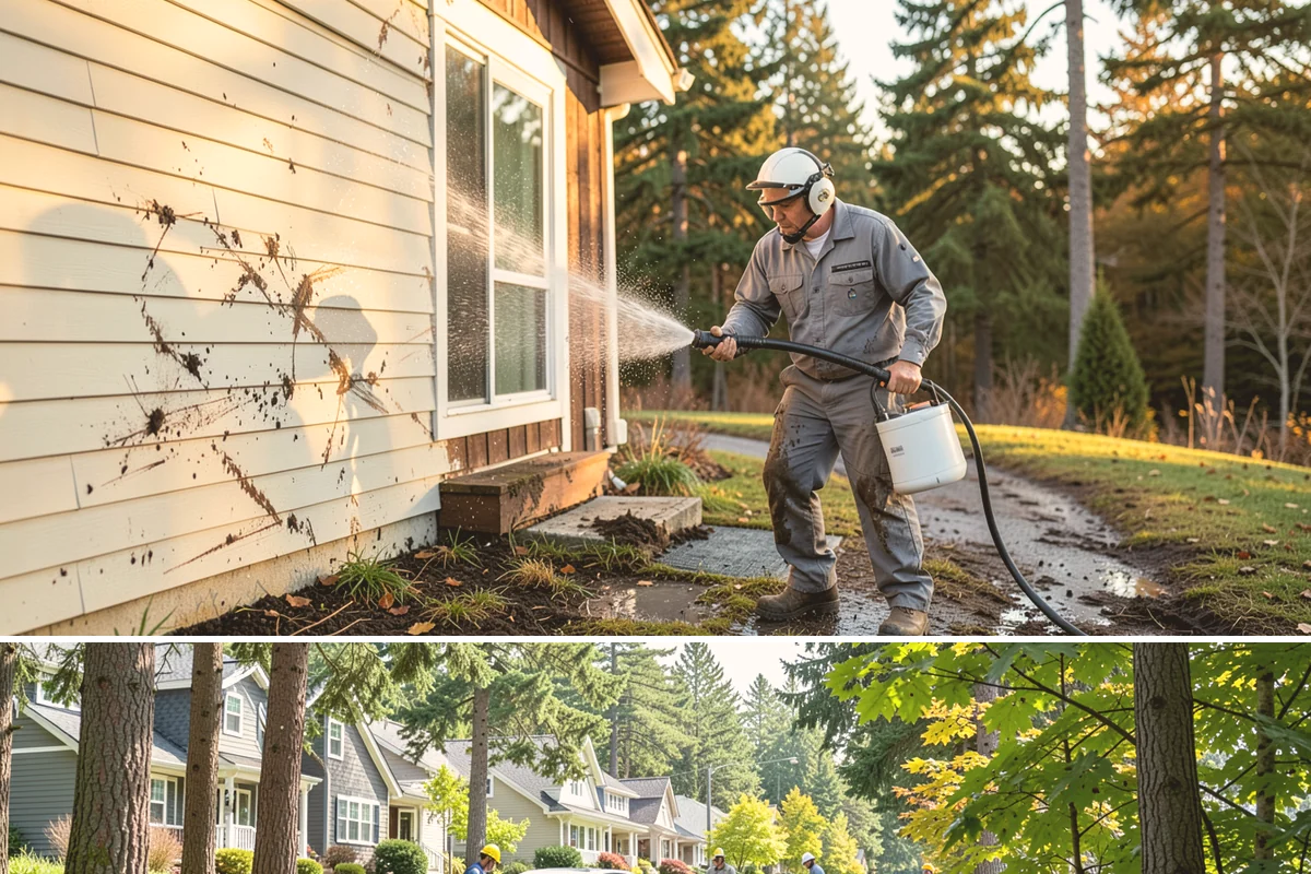 House Mold Removal in Normandy Park, King County, WA - Treat in the dry summer months so the solution can fully neutralize the mold before wet conditions return.