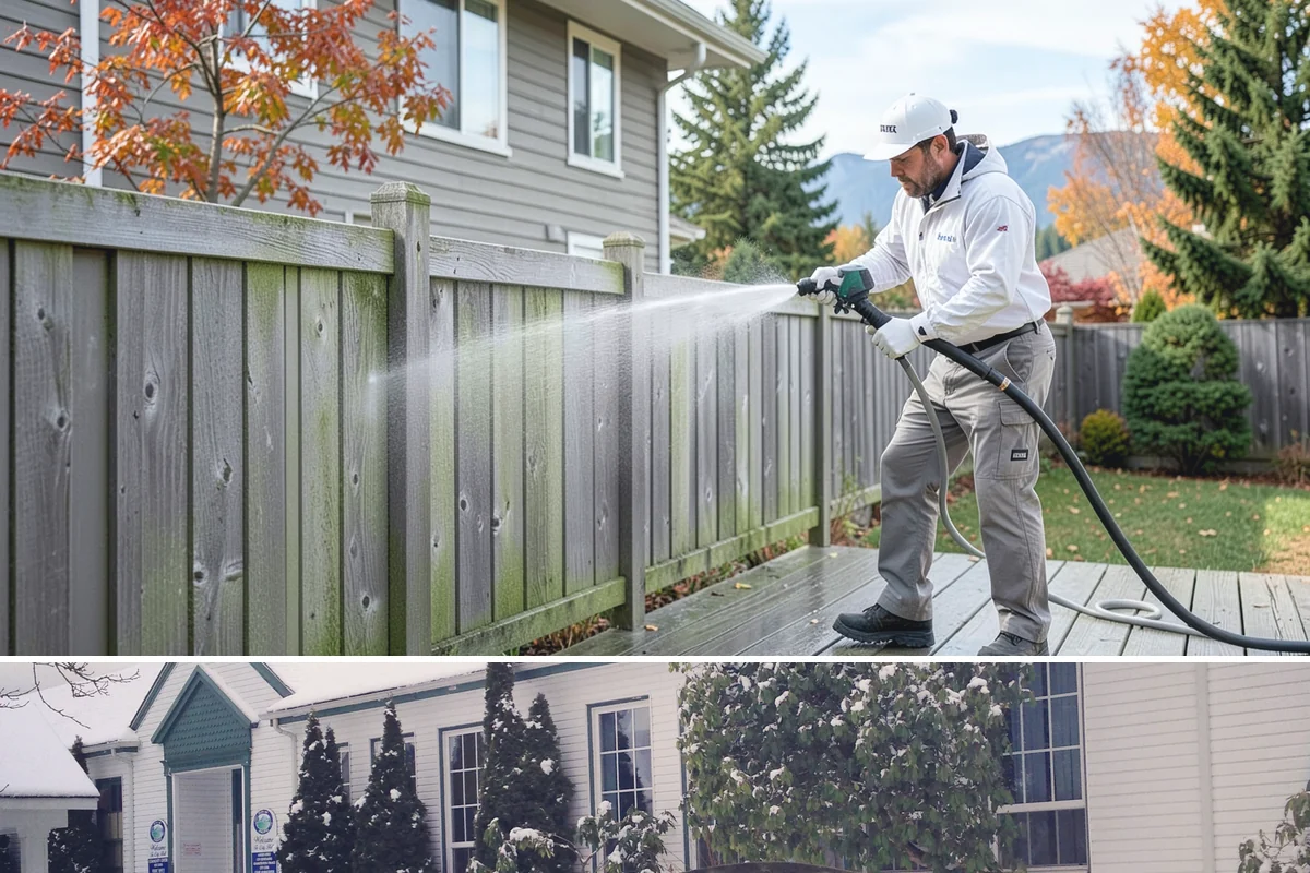 House Mold Removal in Pacific, King County, WA - Treat in the dry summer months so the solution can fully neutralize the mold before wet conditions return.