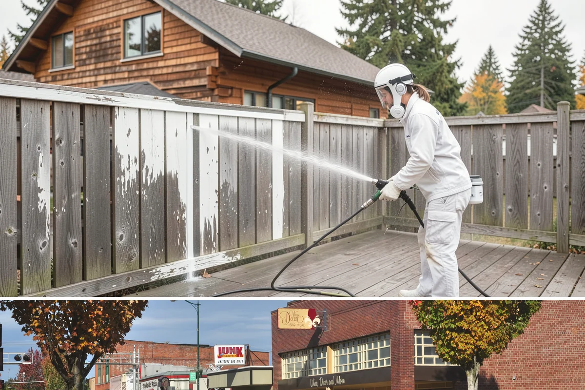 House Mold Removal in Puyallup, Pierce County, WA - Treat in the dry summer months so the solution can fully neutralize the mold before wet conditions return.