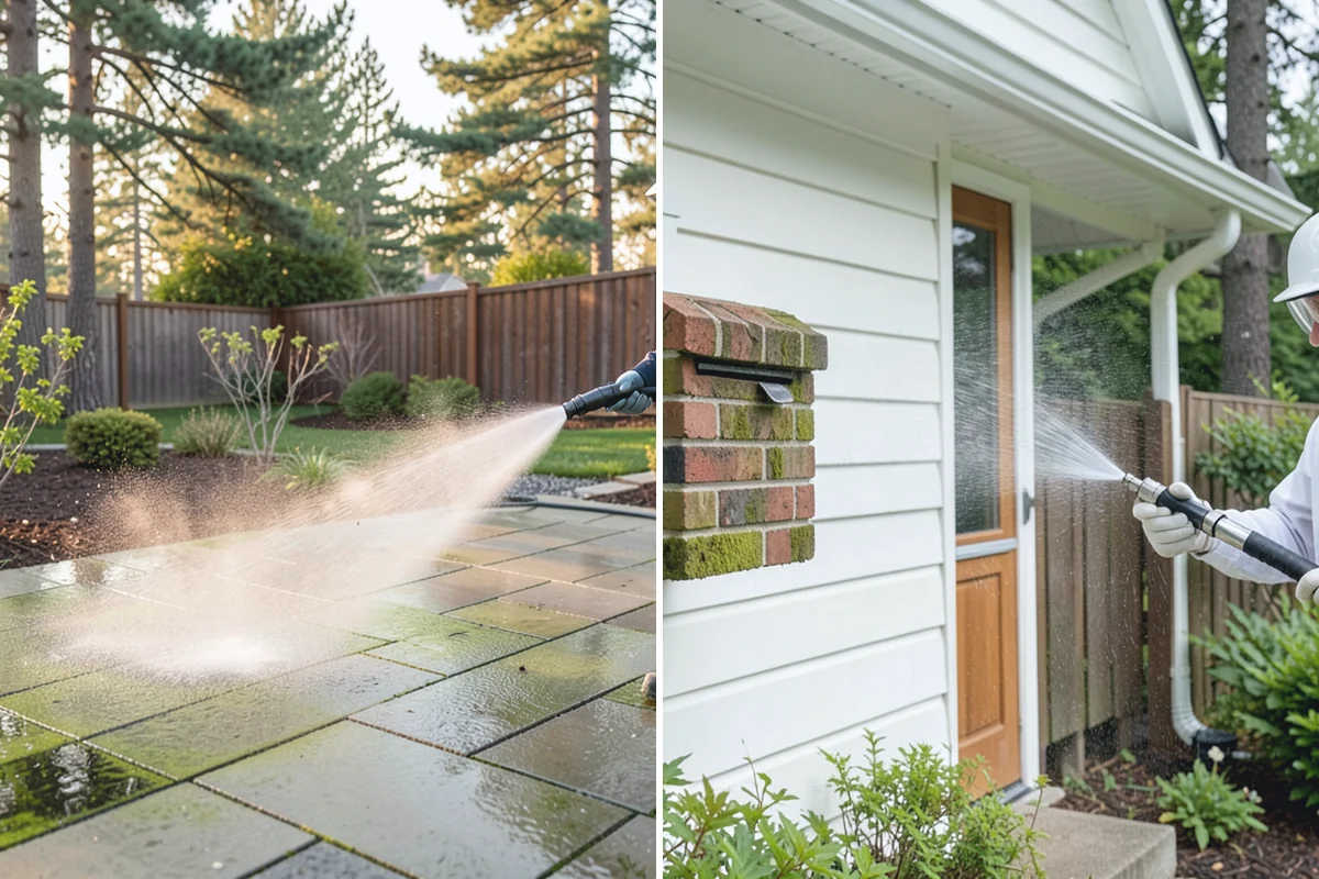 House Mold Removal in Renton, King County, WA - Pinpoint the mold colonies on damp elevations