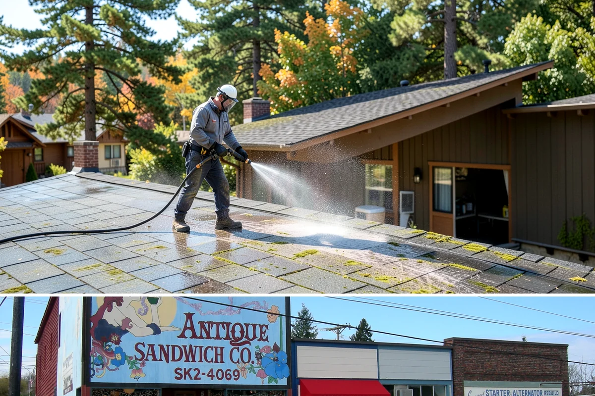 House Mold Removal in Ruston, Pierce County, WA - Treat in the dry summer months so the solution can fully neutralize the mold before wet conditions return.