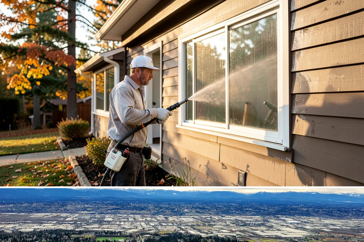 House Mold Removal in SeaTac, King County, WA - Treat in the dry summer months so the solution can fully neutralize the mold before wet conditions return.