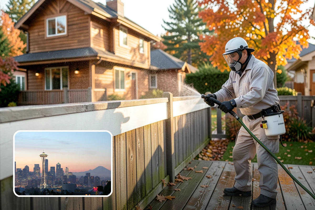 House Mold Removal in Seattle, King County, WA - Kills embedded mold rather than spreading spores