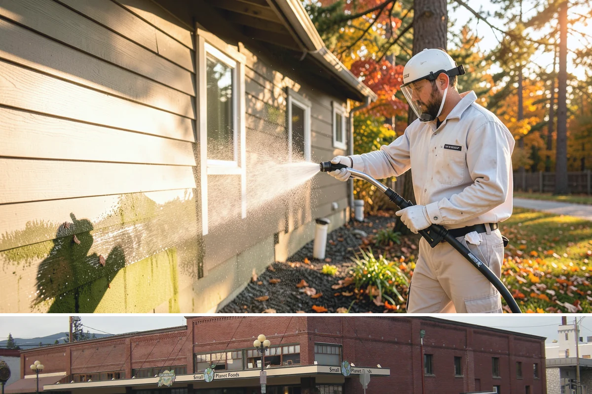 House Mold Removal in Sedro-Woolley, Skagit County, WA - Treat in the dry summer months so the solution can fully neutralize the mold before wet conditions return.