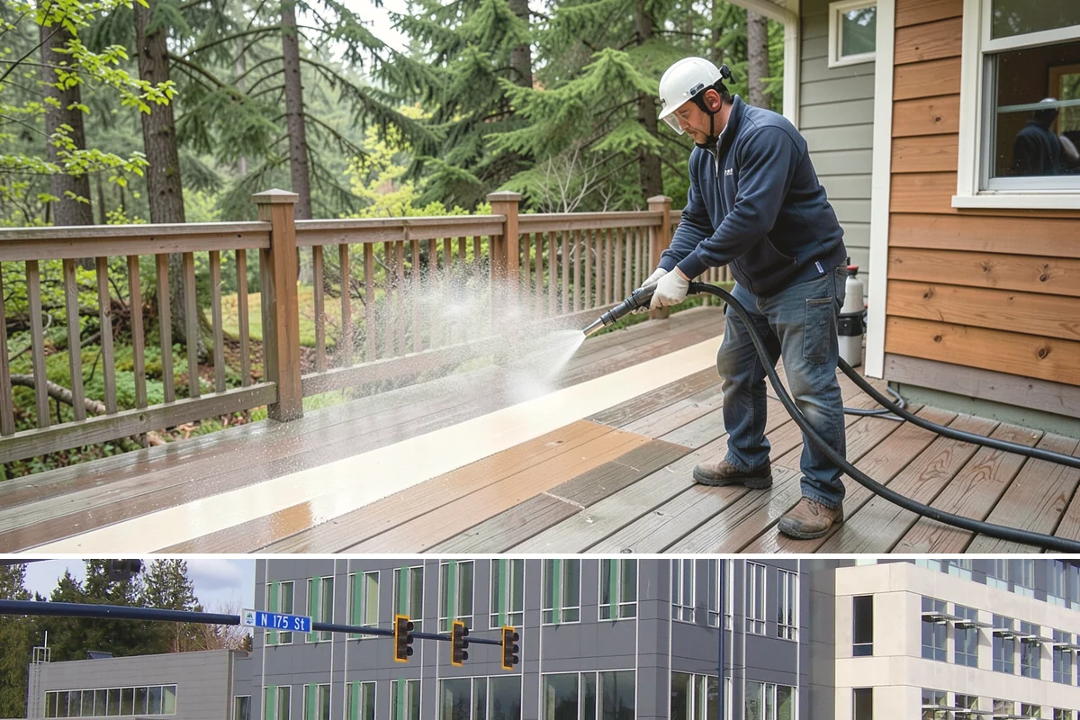 House Mold Removal in Shoreline, King County, WA - Treat in the dry summer months so the solution can fully neutralize the mold before wet conditions return.
