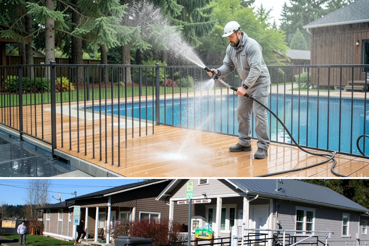 House Mold Removal in South Prairie, Pierce County, WA - Treat in the dry summer months so the solution can fully neutralize the mold before wet conditions return.