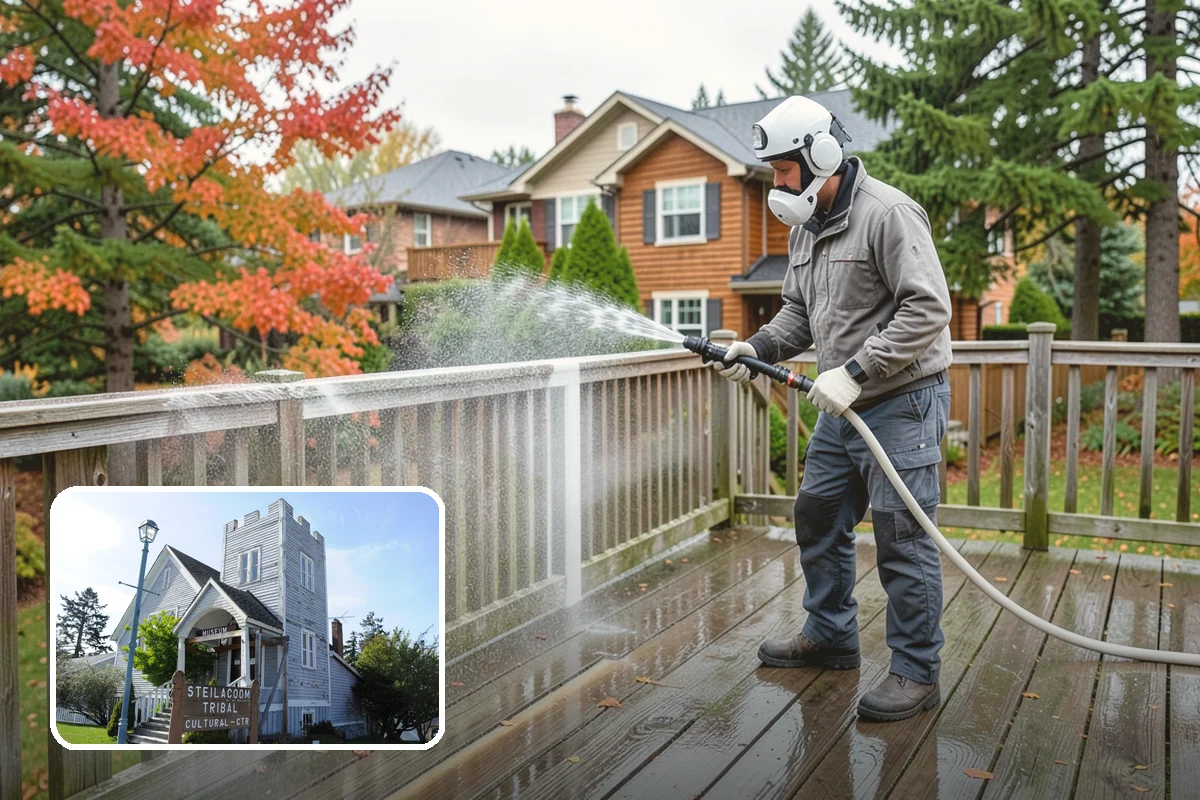 House Mold Removal in Steilacoom, Pierce County, WA - Kills embedded mold rather than spreading spores