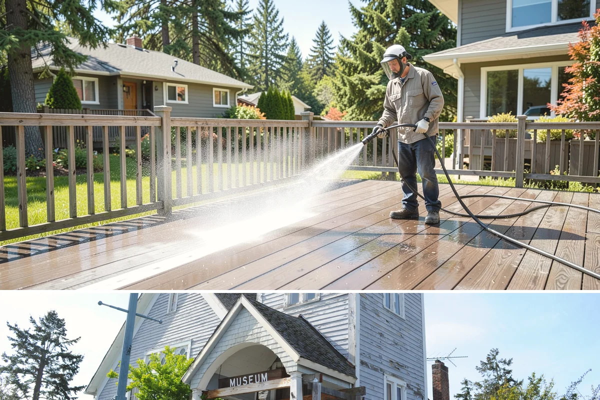 House Mold Removal in Steilacoom, Pierce County, WA - Treat in the dry summer months so the solution can fully neutralize the mold before wet conditions return.