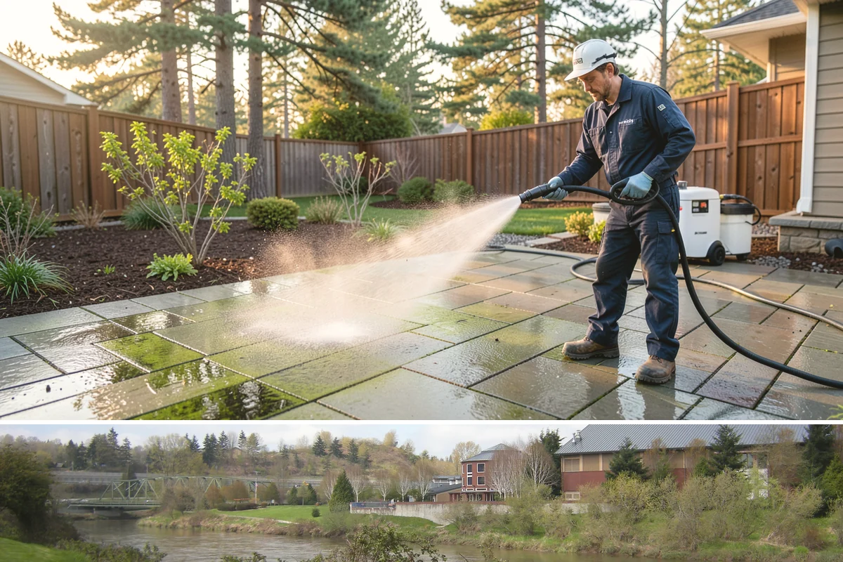 House Mold Removal in Tukwila, King County, WA - Treat in the dry summer months so the solution can fully neutralize the mold before wet conditions return.
