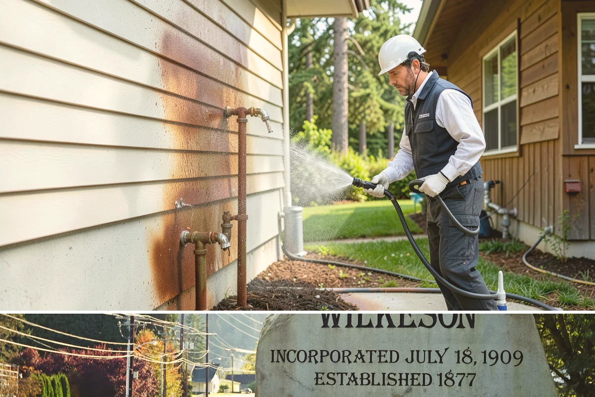 House Mold Removal in Wilkeson, Pierce County, WA - Treat in the dry summer months so the solution can fully neutralize the mold before wet conditions return.