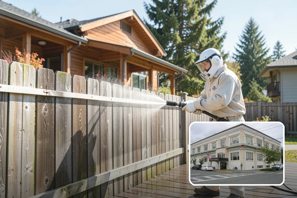House Wash & Roof Cleaning Package in Anacortes, Skagit County, WA - Addresses the two fastest-greening surfaces in one trip