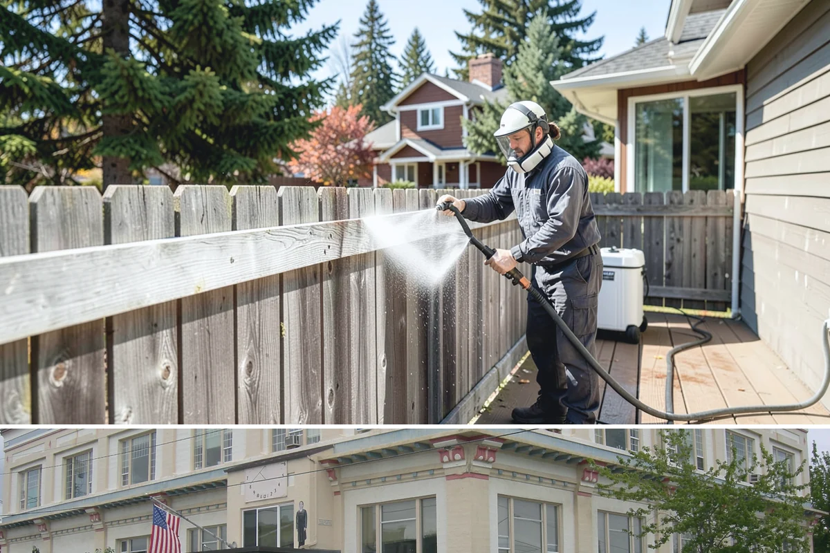 House Wash & Roof Cleaning Package in Anacortes, Skagit County, WA - Book this package in late spring or summer when a stretch of dry days lets both surfaces cure clean.