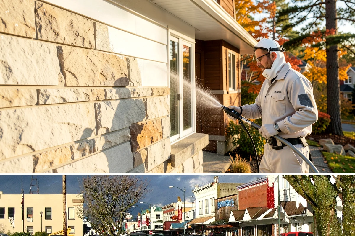 House Wash & Roof Cleaning Package in Arlington, Snohomish County, WA - Book this package in late spring or summer when a stretch of dry days lets both surfaces cure clean.