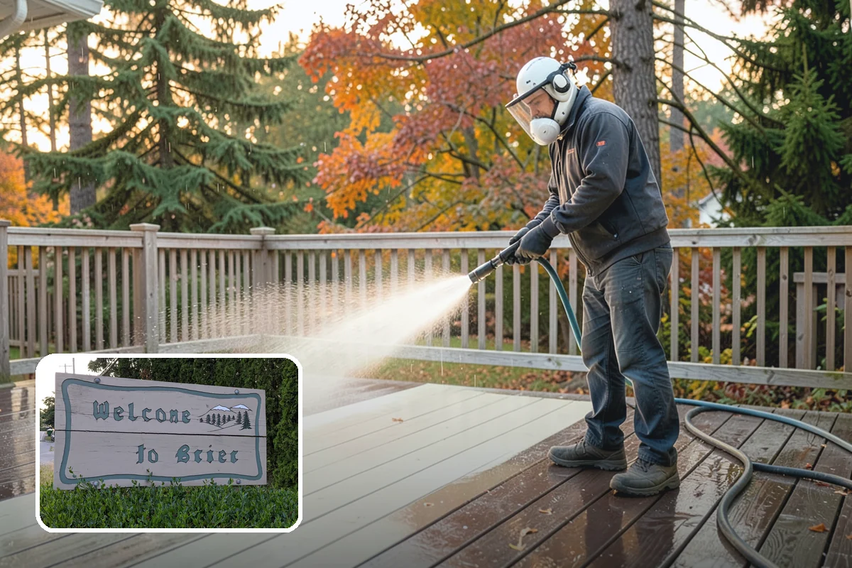 House Wash & Roof Cleaning Package in Brier, Snohomish County, WA - Addresses the two fastest-greening surfaces in one trip