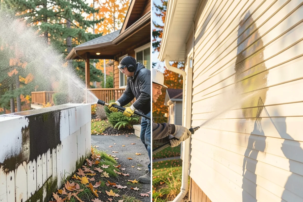 House Wash & Roof Cleaning Package in Burien, King County, WA - Protect landscaping and inspect roof and siding